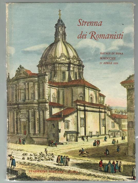 Strenna dei romanisti Natale 1959 ab U. c. MMDCCXII - copertina