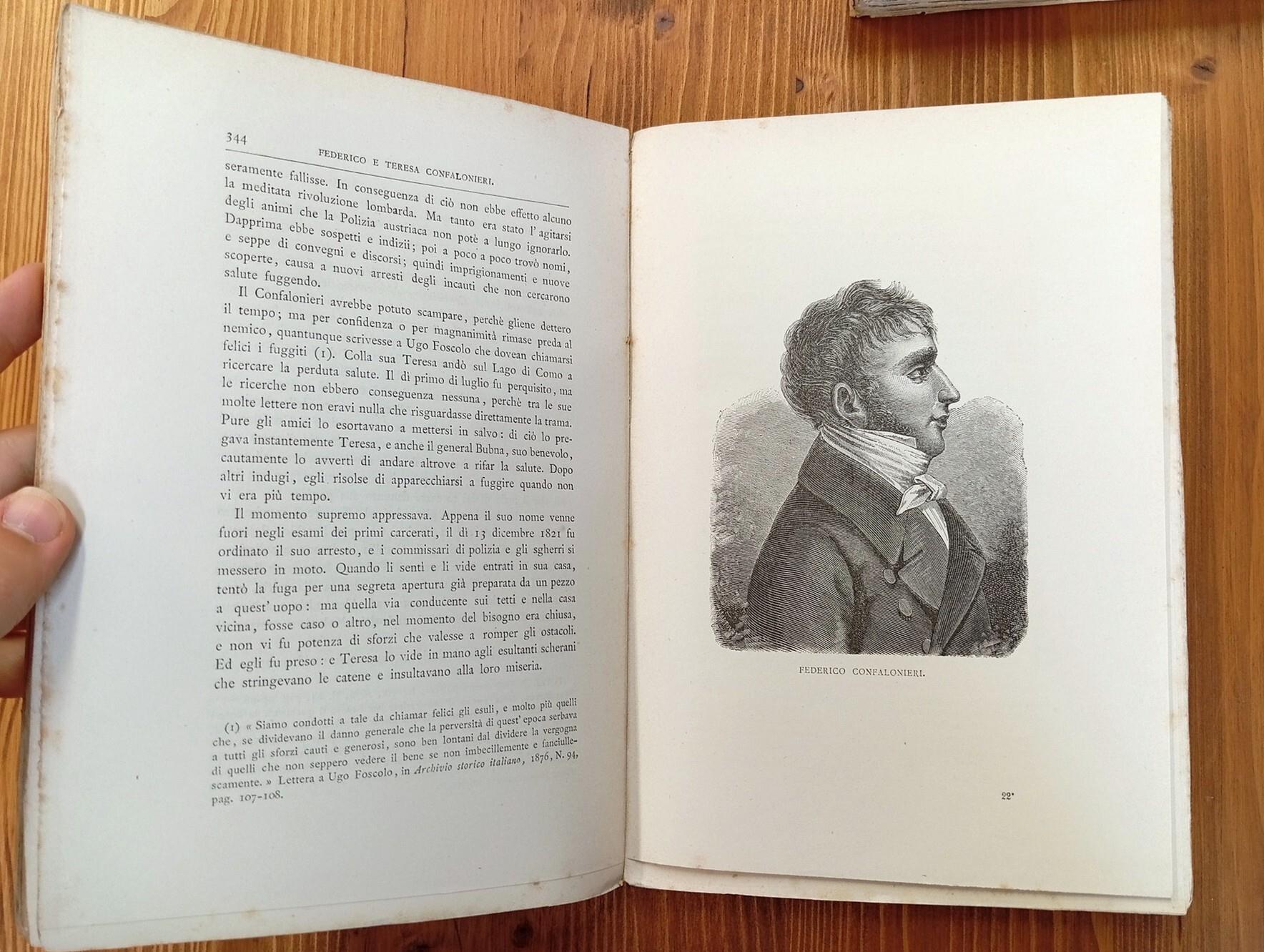 I Martiri della libertà italiana dal 1749 al 1848. Memorie raccolte (2 volumi - opera completa)