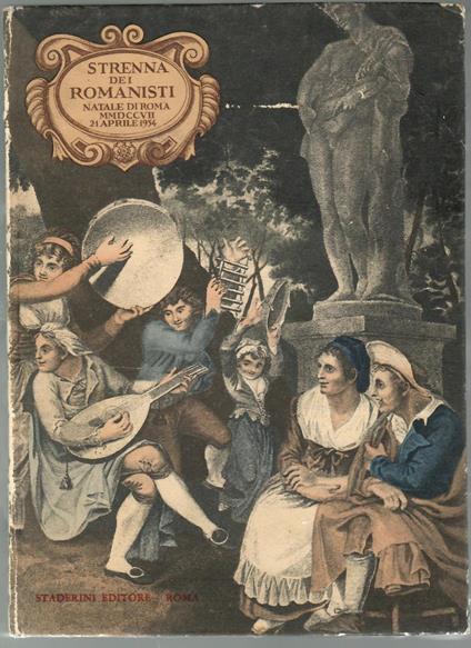 Strenna dei romanisti Natale 1954 ab U. c. MMDCCVII 21 aprile 1954 - copertina