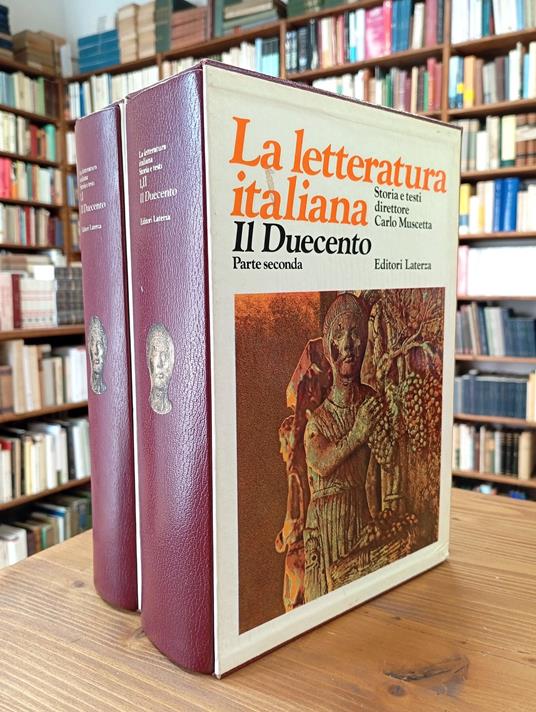 La letteratura italiana. Storia e testi - Vol. I: Il Duecento. Dalle origini a Dante. Tomo I e II - Carlo Muscetta - copertina