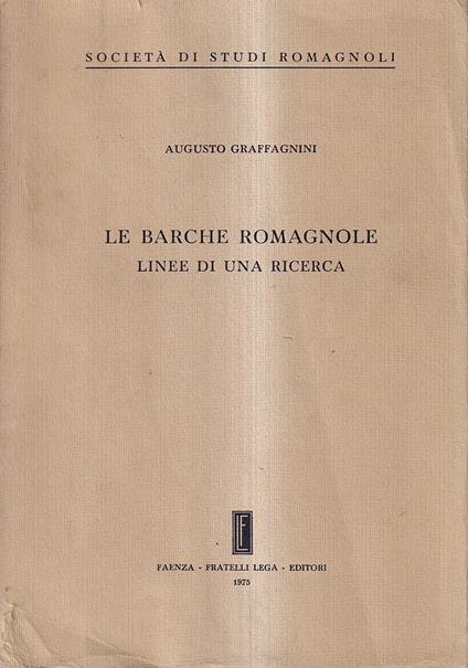 Le barche romagnole. Linee di una ricerca - copertina
