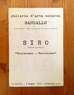 Siro (Umberto Spironello). Microcosmo - Macrocosmo (catalogo-poster)
