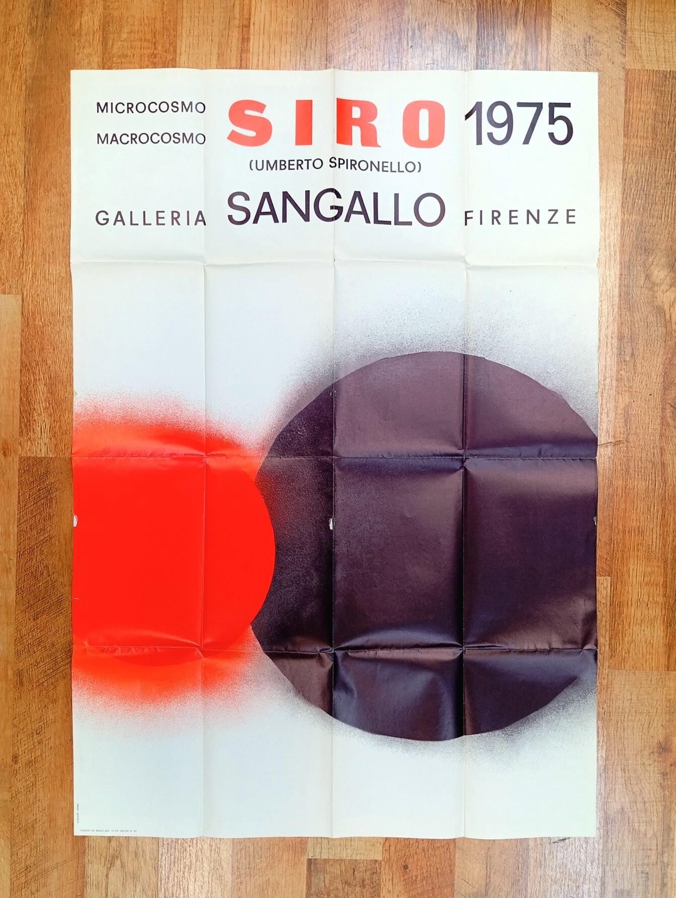 Siro (Umberto Spironello). Microcosmo - Macrocosmo (catalogo-poster)