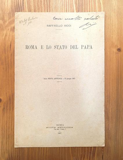 Roma e lo Stato del papa - copertina