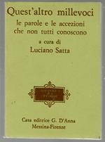 Quest'altro Millevoci Le Parole e Le Accezioni Che Non Tutti Conoscono