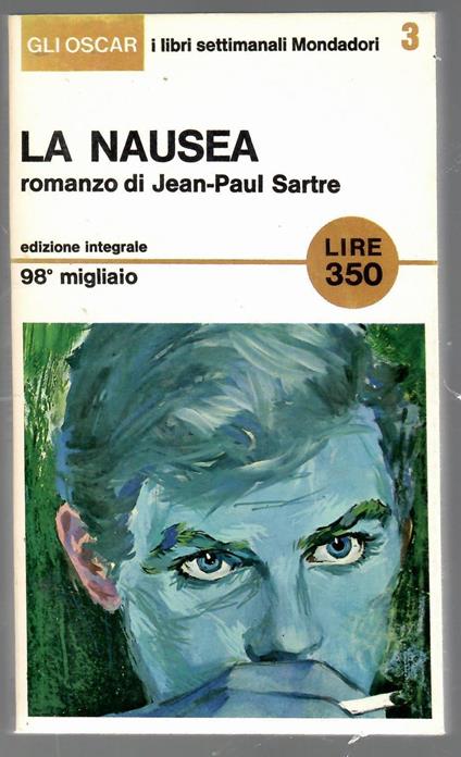 La nausea - Jean-Paul Sartre - copertina