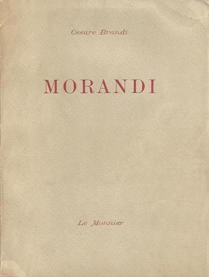 Morandi - Cesare Brandi - copertina