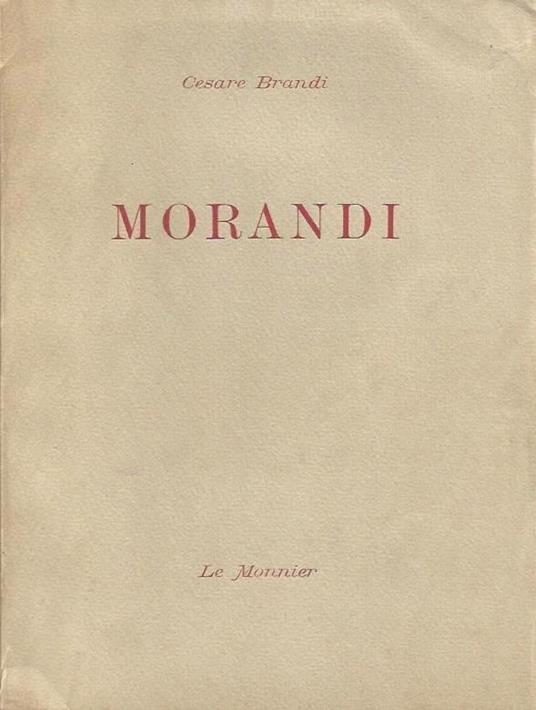 Morandi - Cesare Brandi - copertina