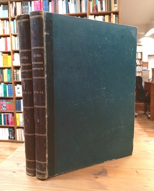 Roma. Antologia illustrata - prime due annate, 1872-1874 - Agostino Bartolini - copertina