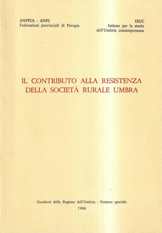 Il contributo alla Resistenza della società rurale umbra - copertina