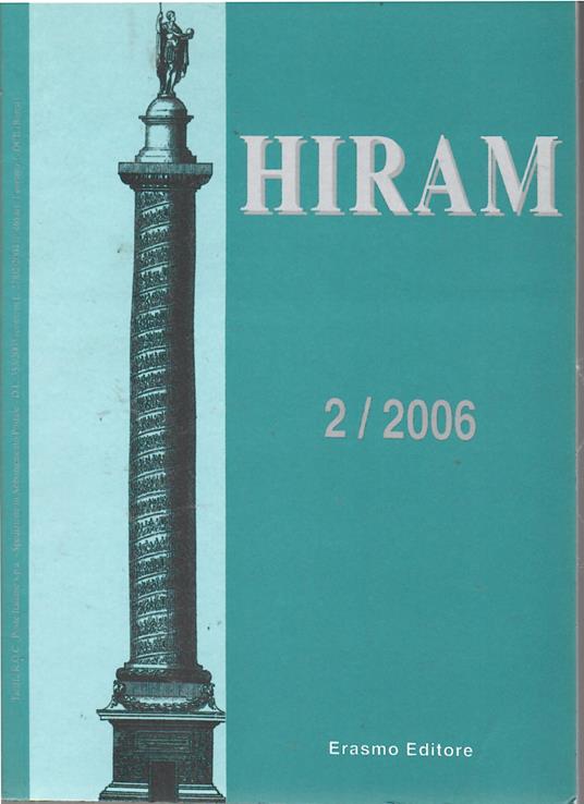 Hiram Rivista del Grande Oriente d'Italia 2/2006 - copertina