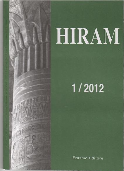 Hiram Rivista del Grande Oriente d'Italia 1/2012 - copertina