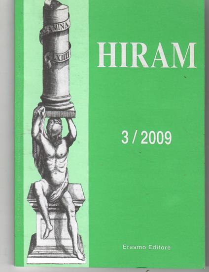 Hiram Rivista del Grande Oriente d'Italia 3/2009 - copertina