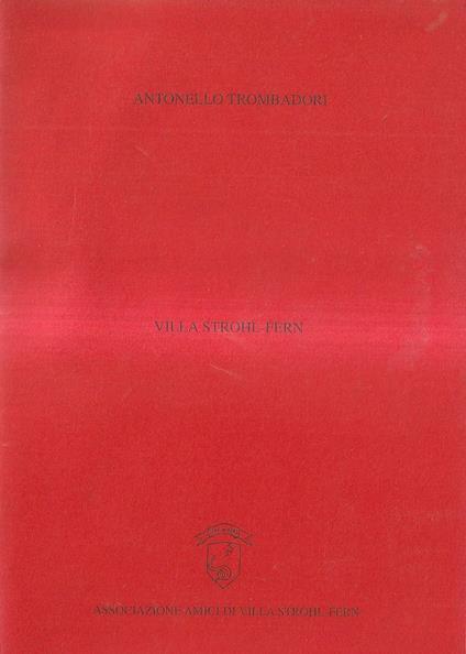 Villa Strohl-Fern - Antonello Trombadori - copertina