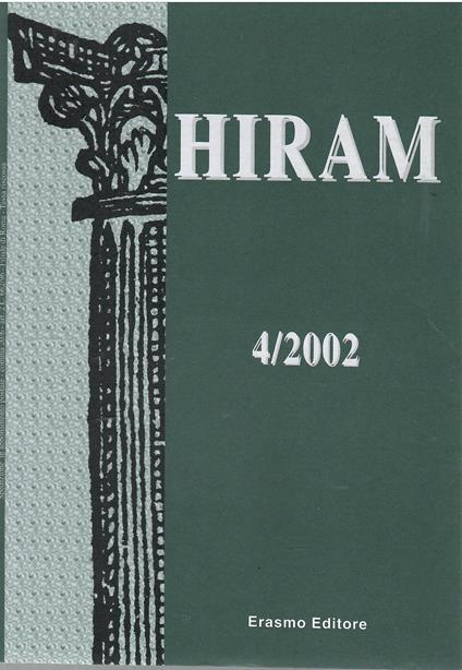 Hiram Rivista del Grande Oriente d'Italia 4/2002 - copertina