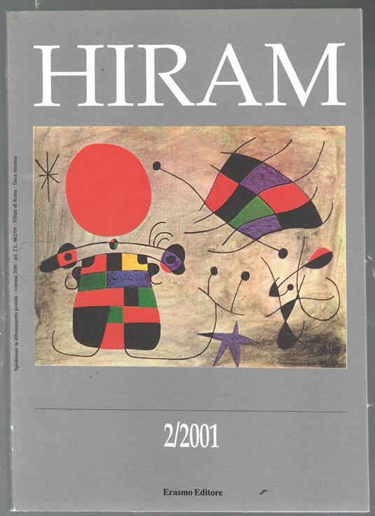 Hiram Rivista del Grande Oriente d'Italia 2/2001 - copertina