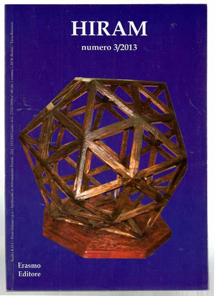 Hiram Rivista del Grande Oriente d'Italia 3/2013 - copertina