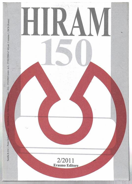 Hiram Rivista del Grande Oriente d'Italia 2/2011 - copertina