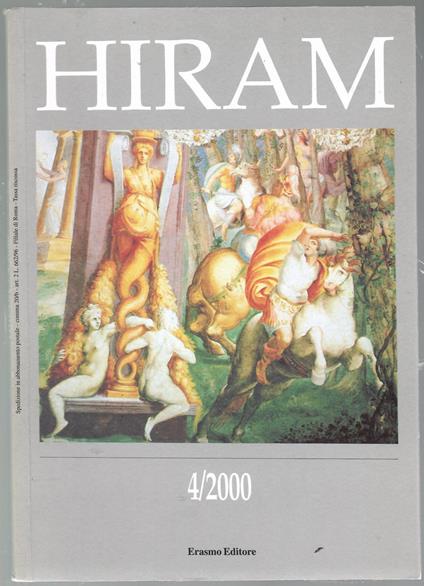 Hiram Rivista del Grande Oriente d'Italia 4/2000 - copertina