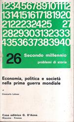 Economia, politica e società nella prima guerra mondiale