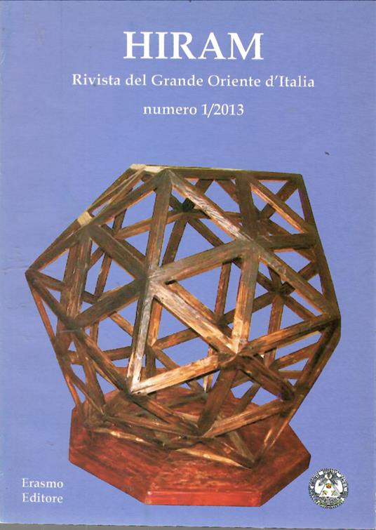 Hiram Rivista del Grande Oriente d'Italia 1/2013 - copertina