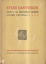 Studi danteschi. Volume ventesimo [Vol. XX]
