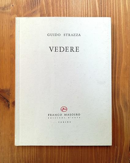 Vedere - Guido Strazza - copertina