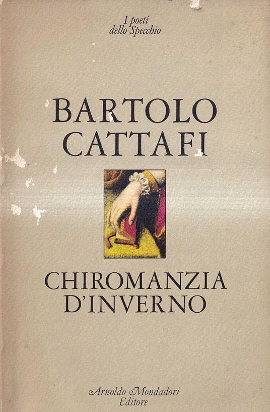 Chiromanzia d'inverno - Bartolo Cattafi - copertina