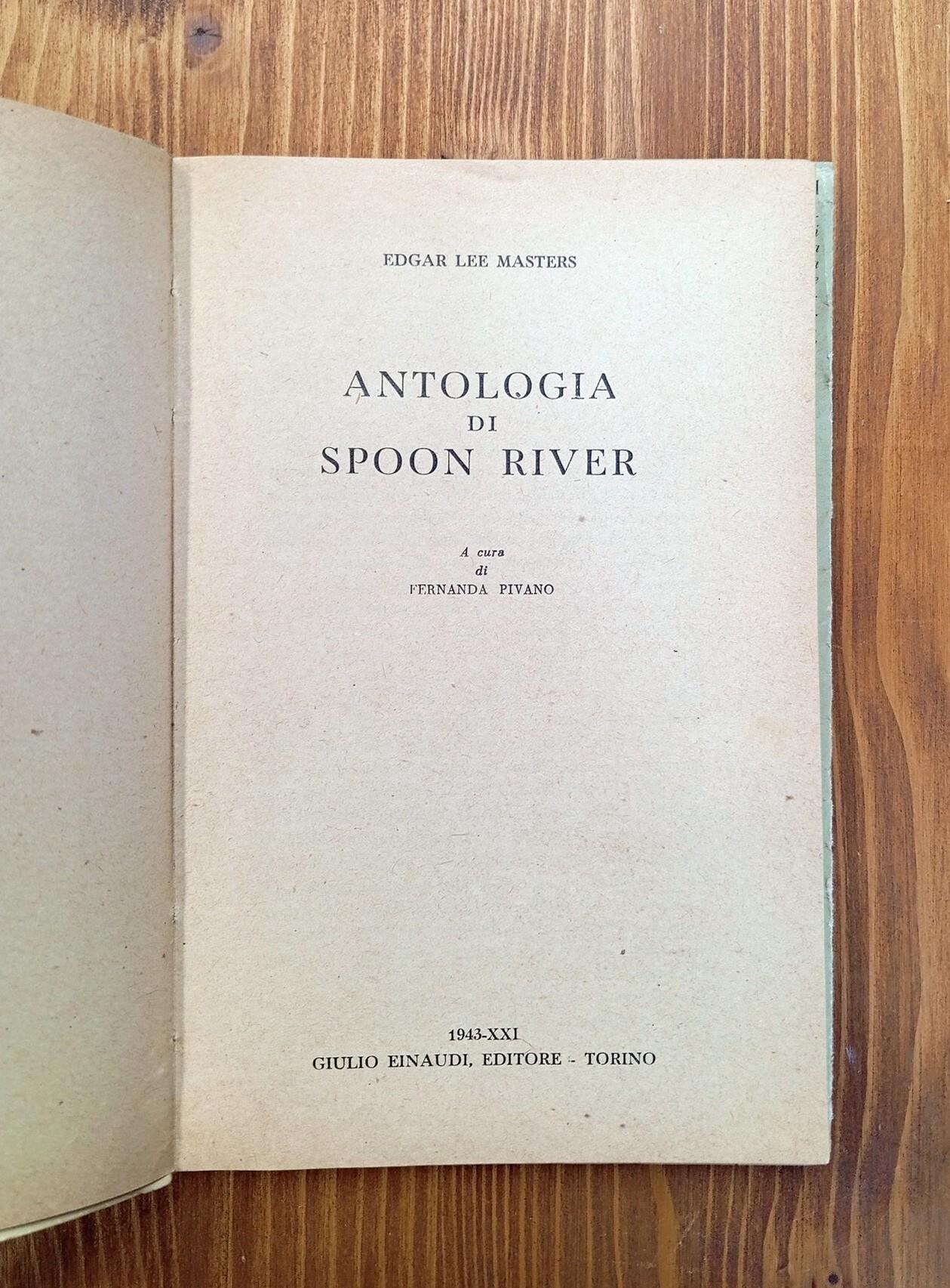 Antologia di Spoon River