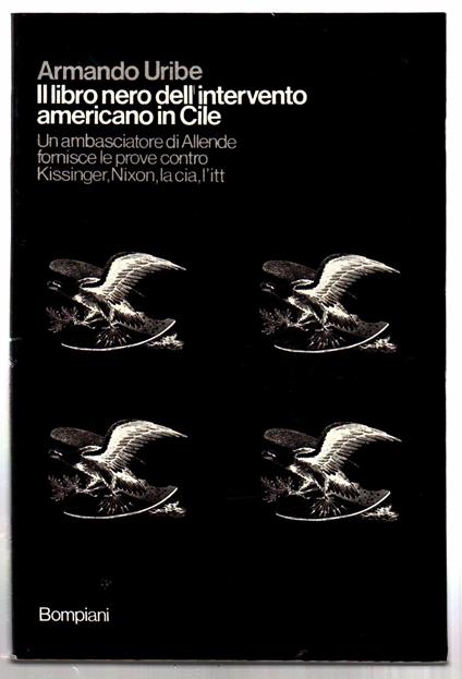 Il libro nero dell'intervento americano in Cile - Armando Uribe - copertina