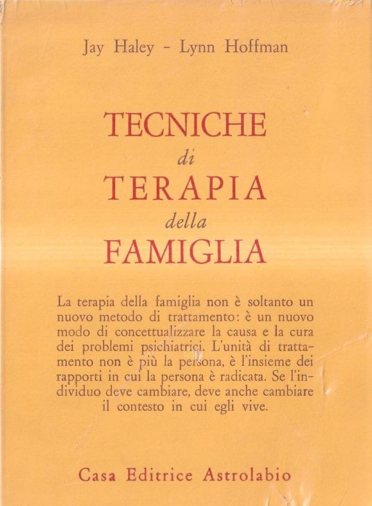 Tecniche di terapia della famiglia - Jay Haley - copertina