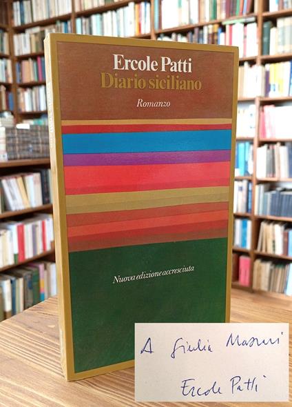 Diario siciliano. Romanzo - Ercole Patti - copertina