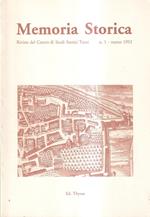 Memoria Storica. Rivista del Centro di Studi Storici Terni - n. 1, marzo 1992