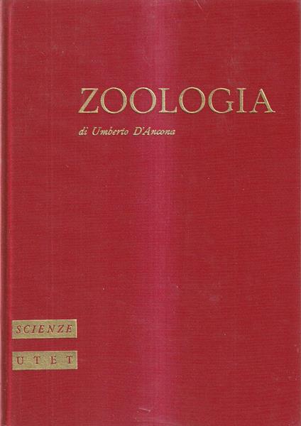 Trattato di Zoologia - Umberto D'Ancona - copertina