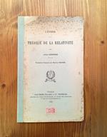 L' éther et la théorie de la relativité