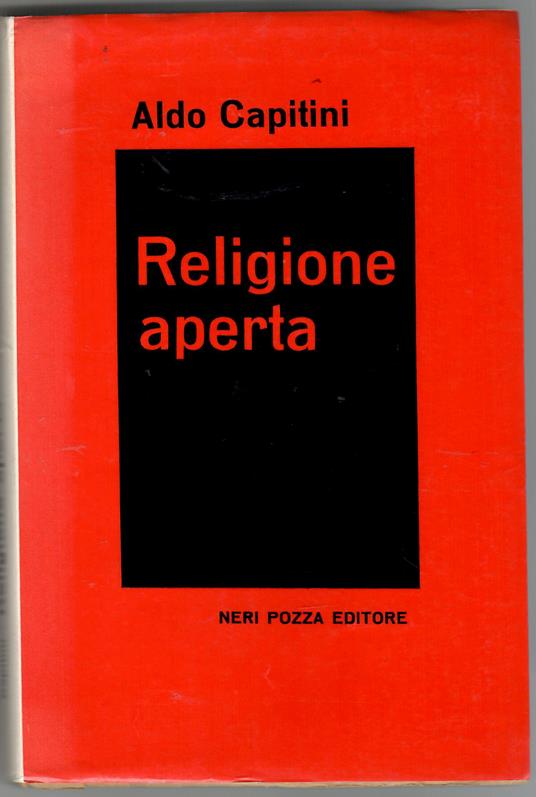 Religione Aperta - Aldo Capitini - copertina