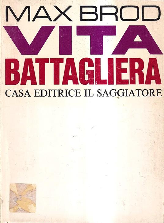 Vita battagliera. Autobiografia - Max Brod - copertina