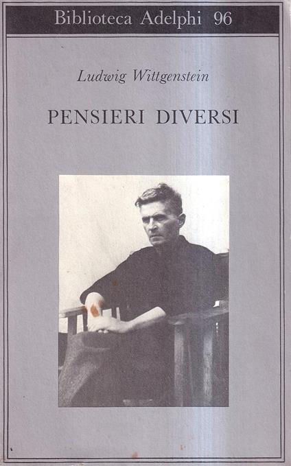 Pensieri diversi - Ludwig Wittgenstein - copertina