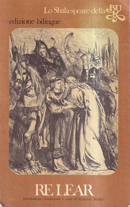 Re Lear - William Shakespeare - copertina