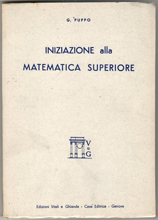 Iniziazione alla matematica superiore - copertina