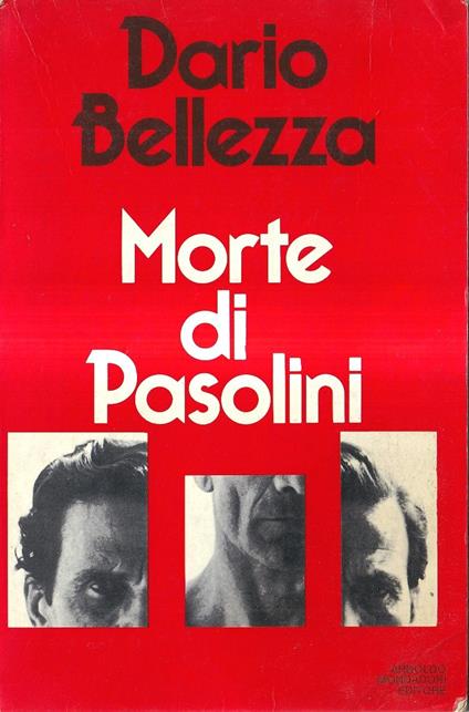 Morte di Pasolini - Dario Bellezza - copertina