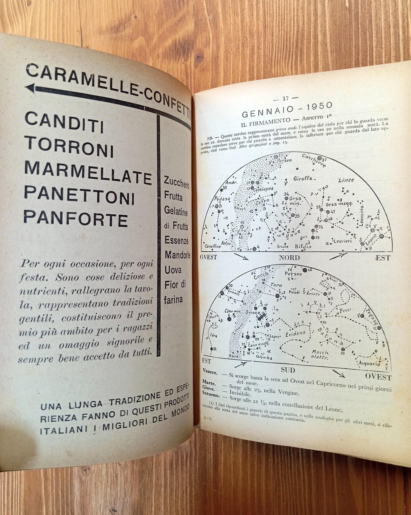 Almanacco italiano. Piccola enciclopedia popolare della vita pratica e annuario diplomatico, amministrativo economico e statistico - Volume LII (52°) per l'anno comune 1950