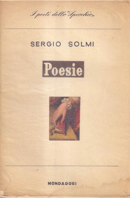 Poesie - Sergio Solmi - copertina