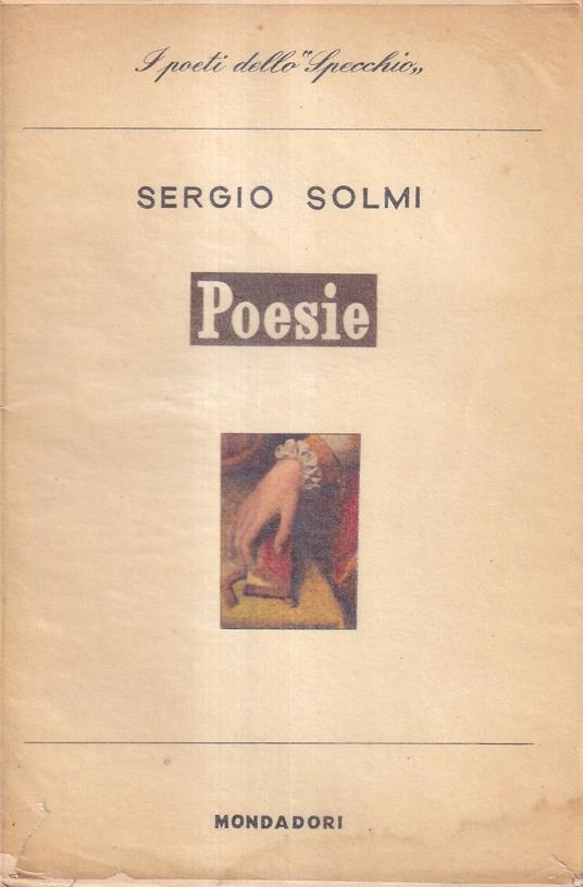 Poesie - Sergio Solmi - copertina