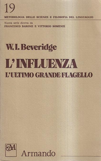 L' influenza. L' ultimo grande flagello - copertina