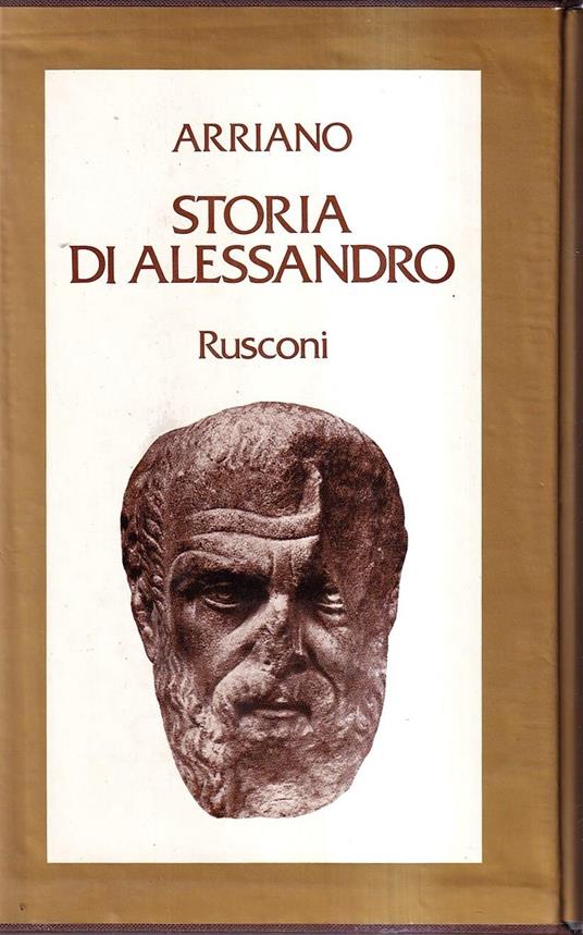 Storia di Alessandro - Flavio Arriano - copertina