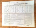 Calendario per le scuole della Provincia dell'Umbria - anno scolastico 1888-89