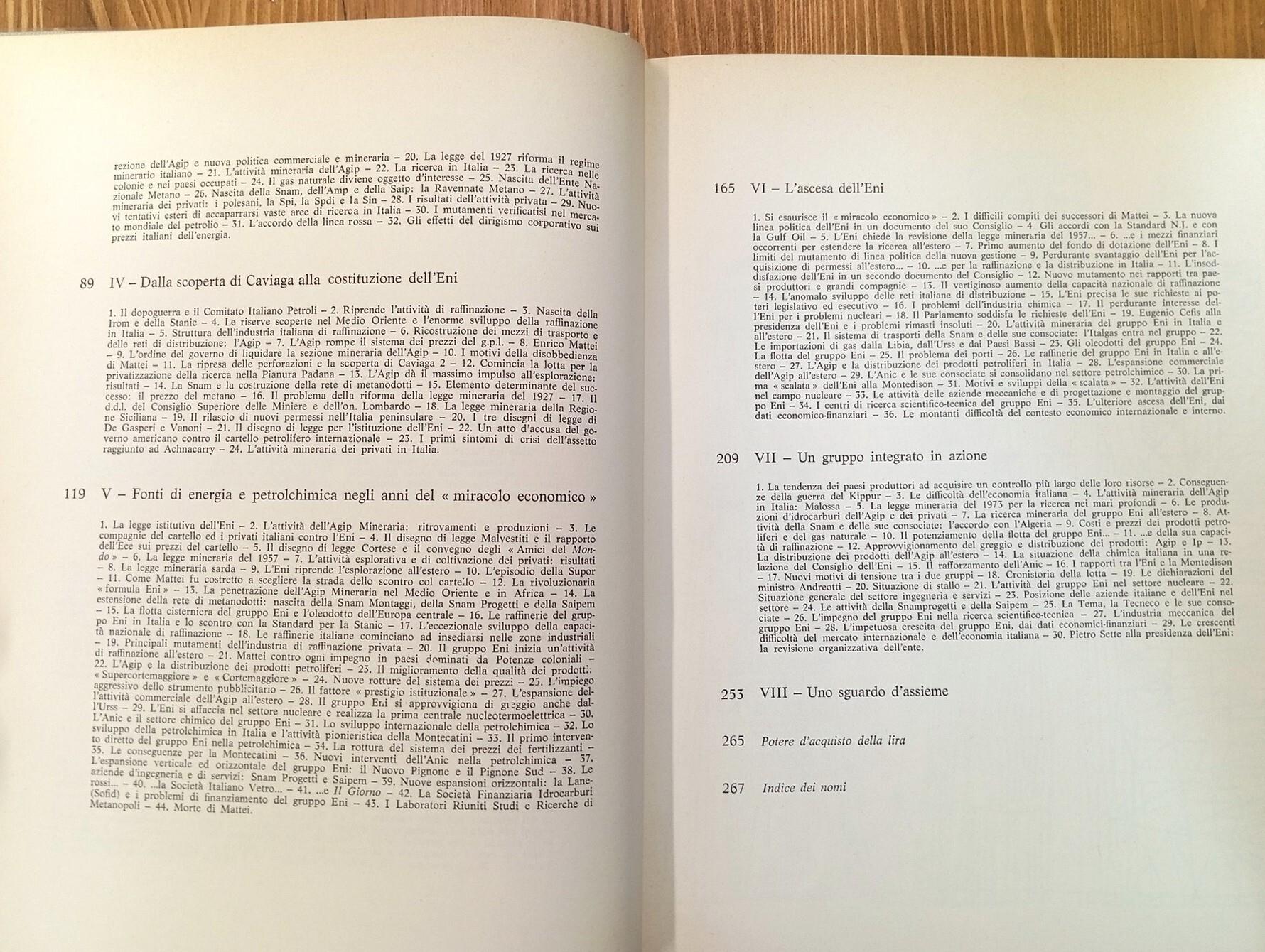 L' Italia e il petrolio tra storia e cronologia