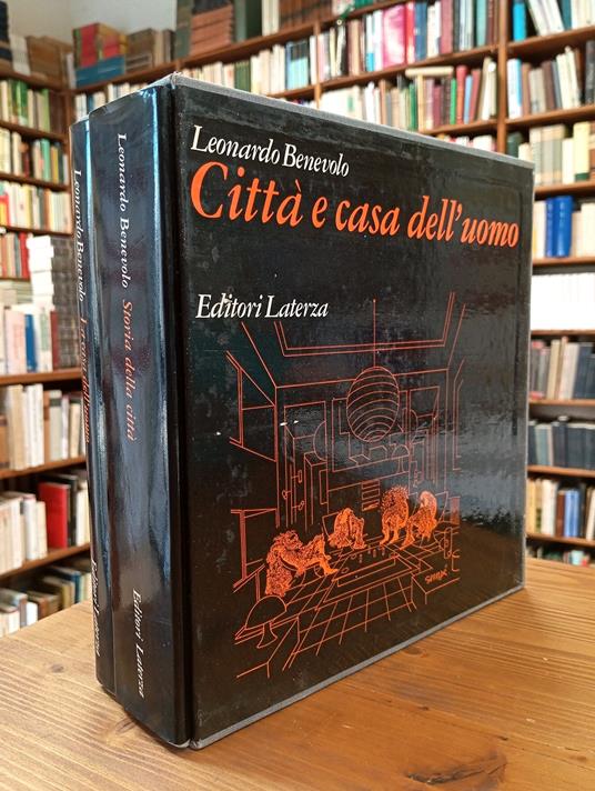 Città e casa dell'uomo (2 volumi - opera completa) - Leonardo Benevolo - copertina
