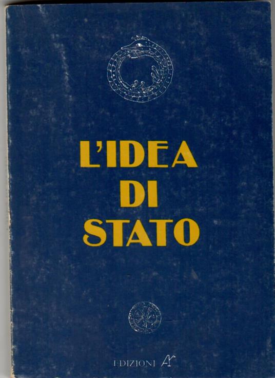 L' idea di Stato - Julius Evola - copertina
